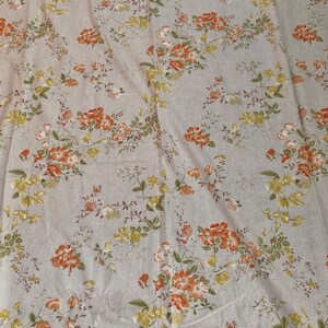 Vintage Cotton Flat Bed Sheet image 4