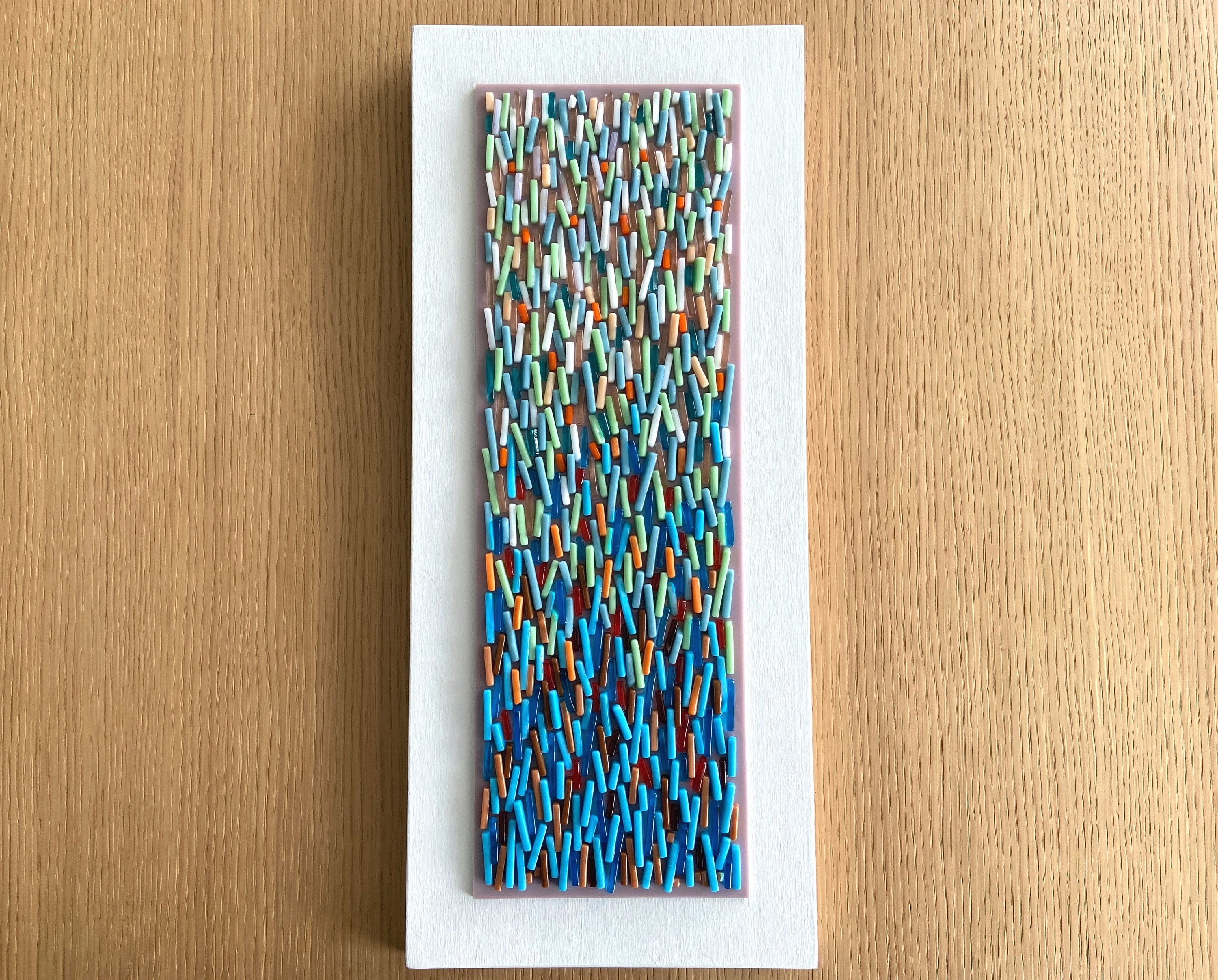 Abstract Glass Wall Art Designer Glass Art Wall Sculpture Etsy UK