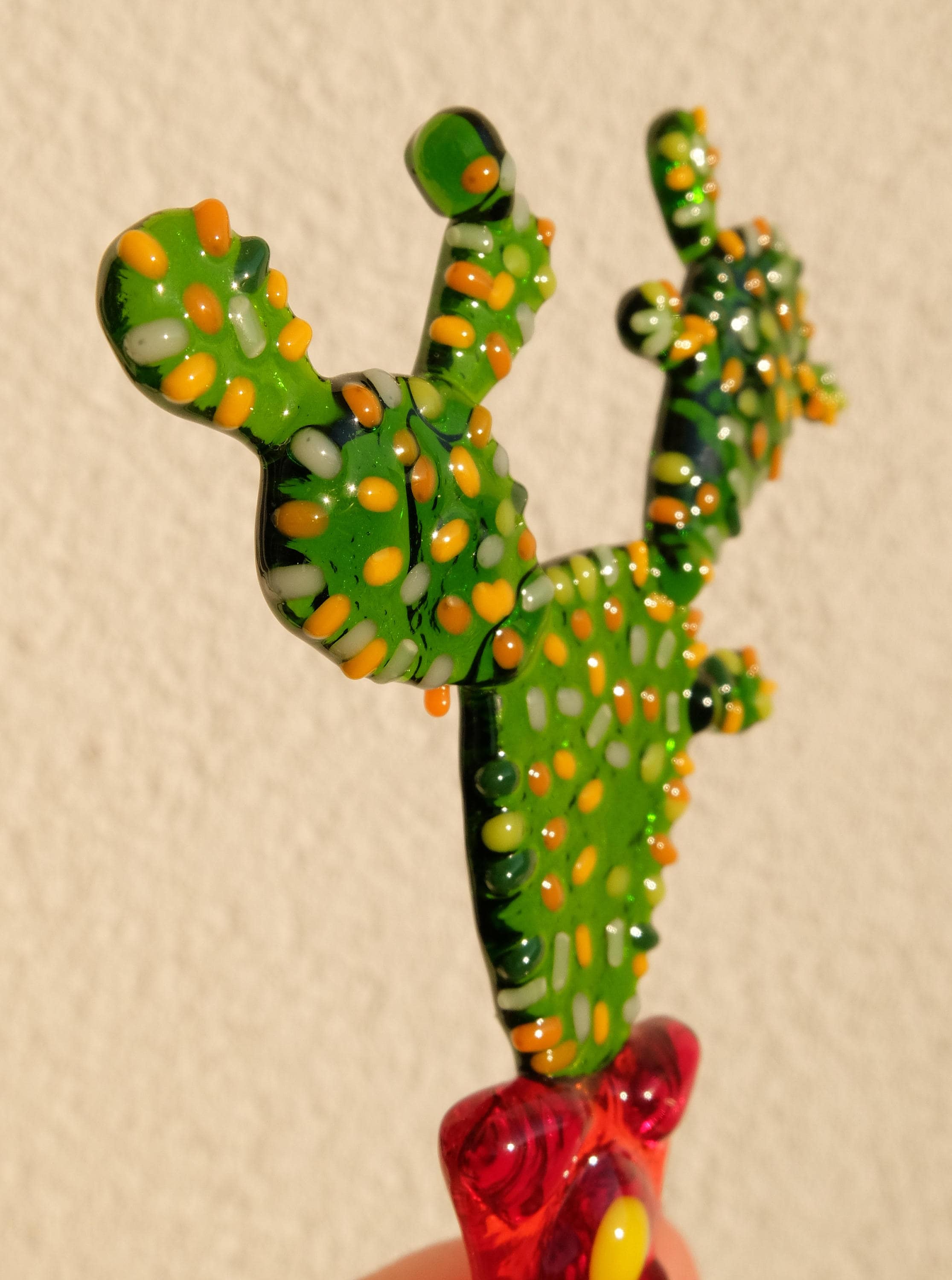 Glass Cactus Figurine Cactus Lovers Gift Tropical Plant Art Etsy UK