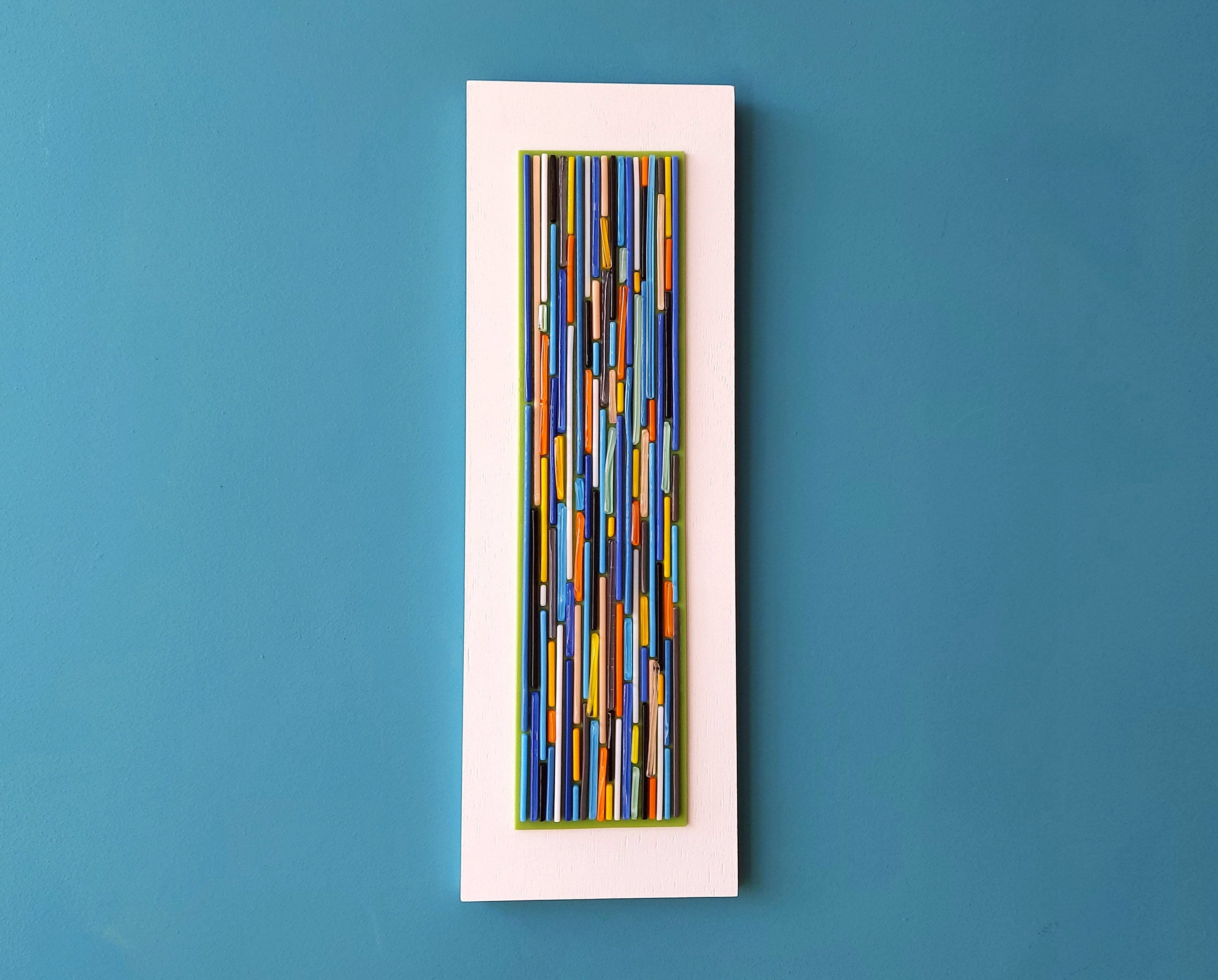 Modern Glass Wall Art Abstract Wall Art Living Room Wall Etsy