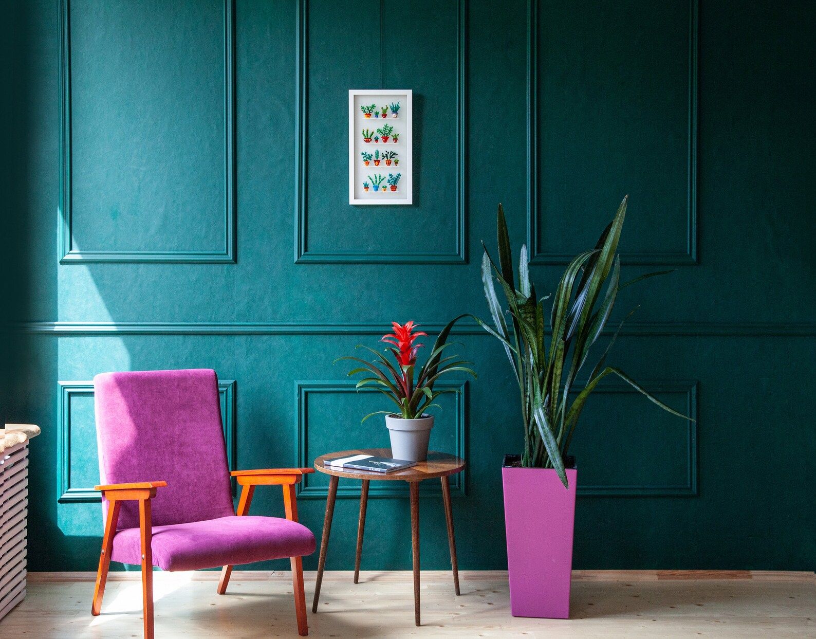 Fused Glass Plants Wall Art Vertical Wall Decor 3d Wall Art Etsy