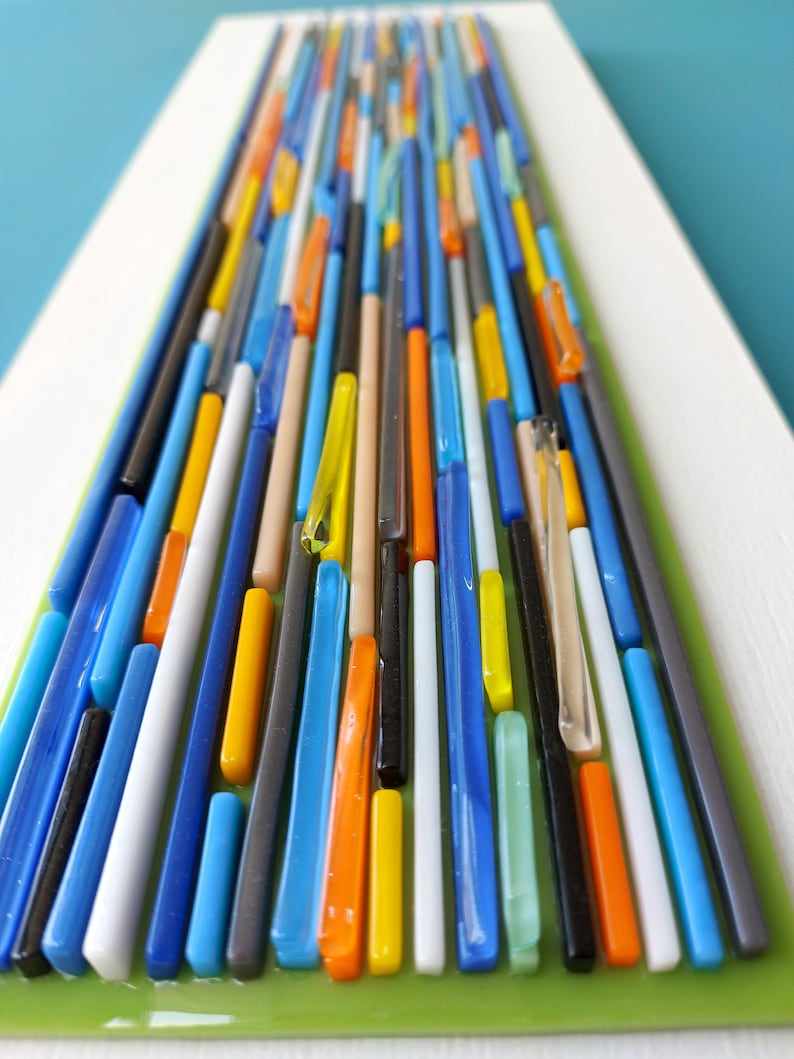 Modern Glass Wall Art Abstract Wall Art Living Room Wall Etsy