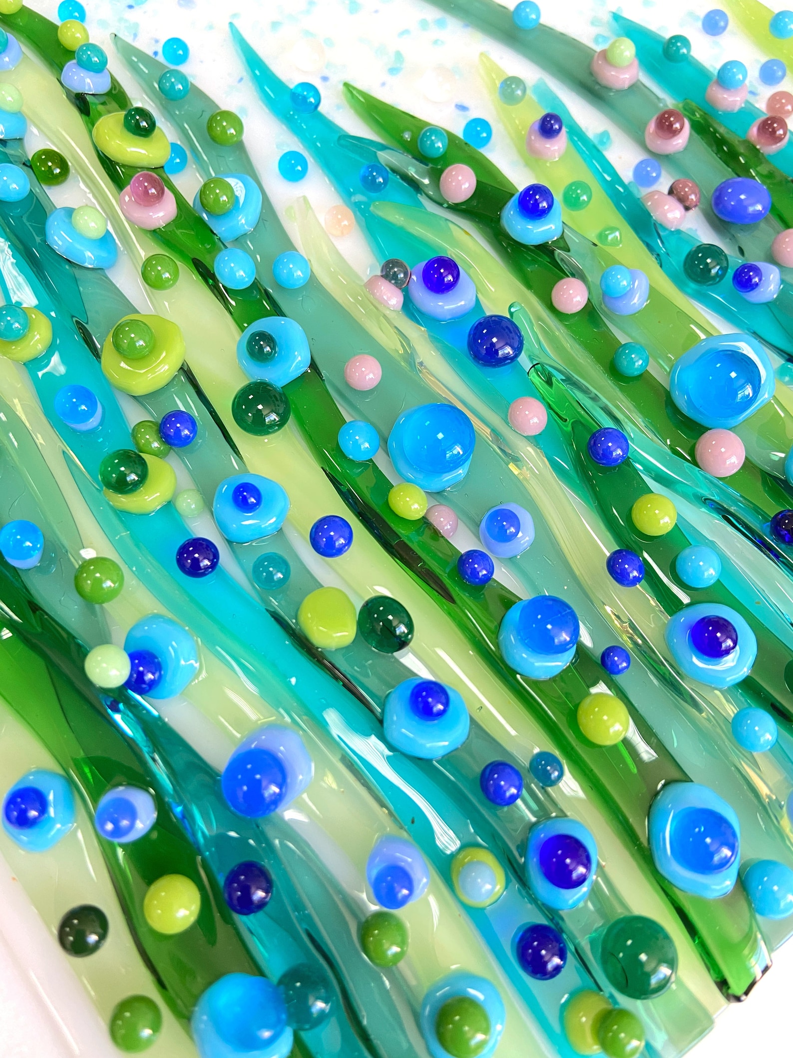 Glass Art Modern Glass Art Fused Glass Art Fused Glass Wall Etsy