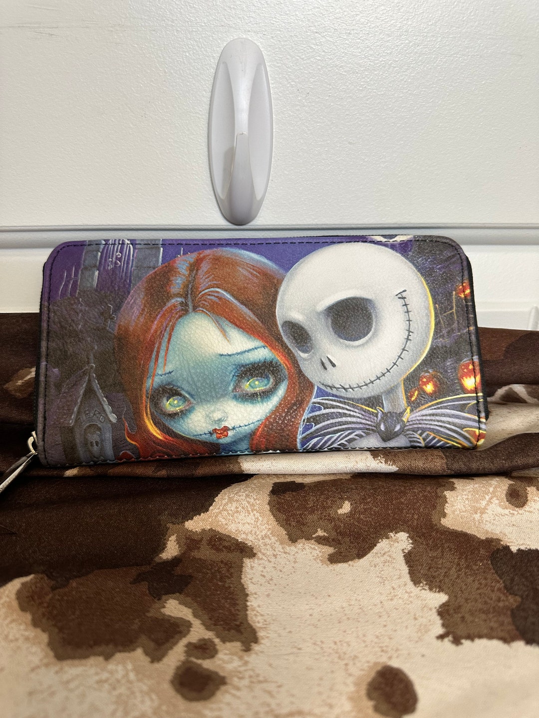 Nightmare Before Christmas Jack and Sally Wallet. Becket Griffith Co Op