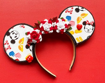 Mickey Emoji Inspired Fabric Mouse Ears