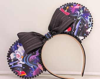 Disney Villains Mouse Ears | Villain Mouse Ears | Disney Villain Ears | Handmade Disney Park Ears | Halloween Ears