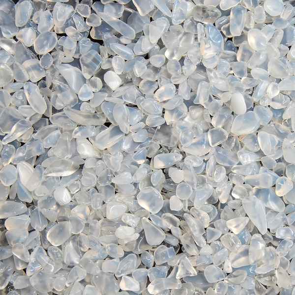 Fragmentos de cristal de opalita pulida, gema sintética, suministros para orgonita DIY, envío desde EE. UU.
