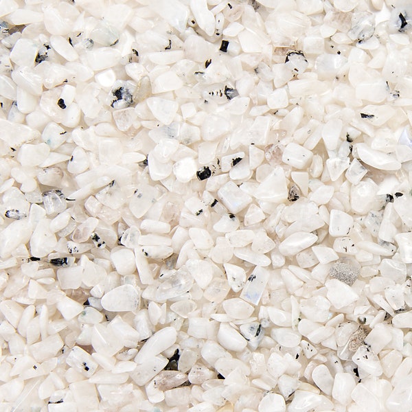Fragmentos de cristal de piedra lunar arcoíris pulida, piedras preciosas curativas, suministros para orgonita DIY, envíos desde EE. UU.
