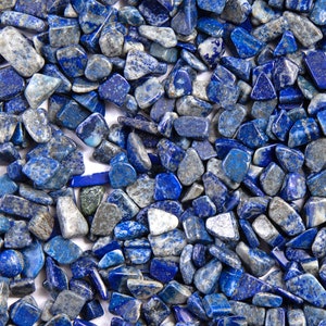 Tumbled LARGE Lapis Lazuli Crystal Chips, DIY Orgonite SupplyShips from USA