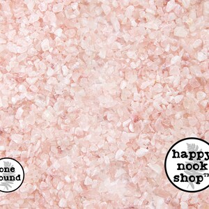 Pink Calcite Crystal Chips, Bulk 1 Pound COARSE Crushed Rough Healing Gemstones, New Age Raw Stones, Rocks, 16oz DIY Orgonite Supply