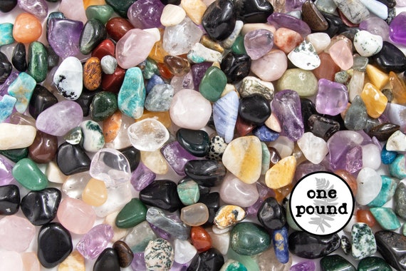 Bulk 1 lb Loose AMETHYST Chips 5-15 mm Semi Tumbled Stones 16 oz