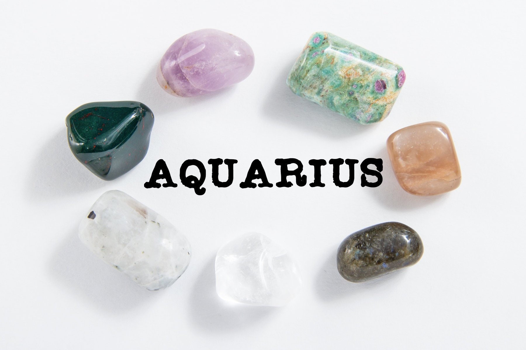 Aquarius Healing Crystals and Gemstone Gift for Her Best Etsy