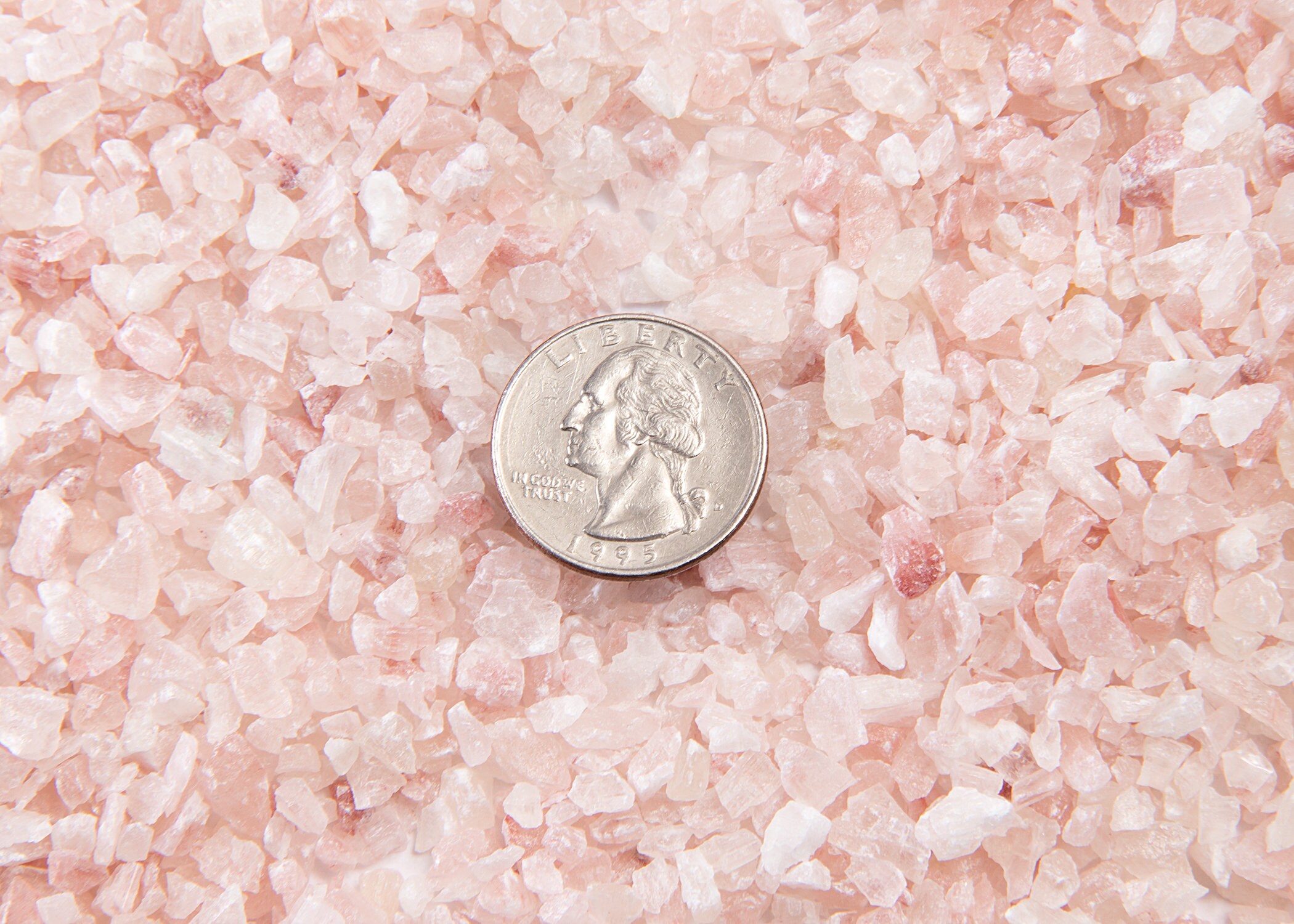 Pink Calcite Rough Crushed Pink Calcite Crystal Chips, COARSE Rough Healing Gemstone (5 ...