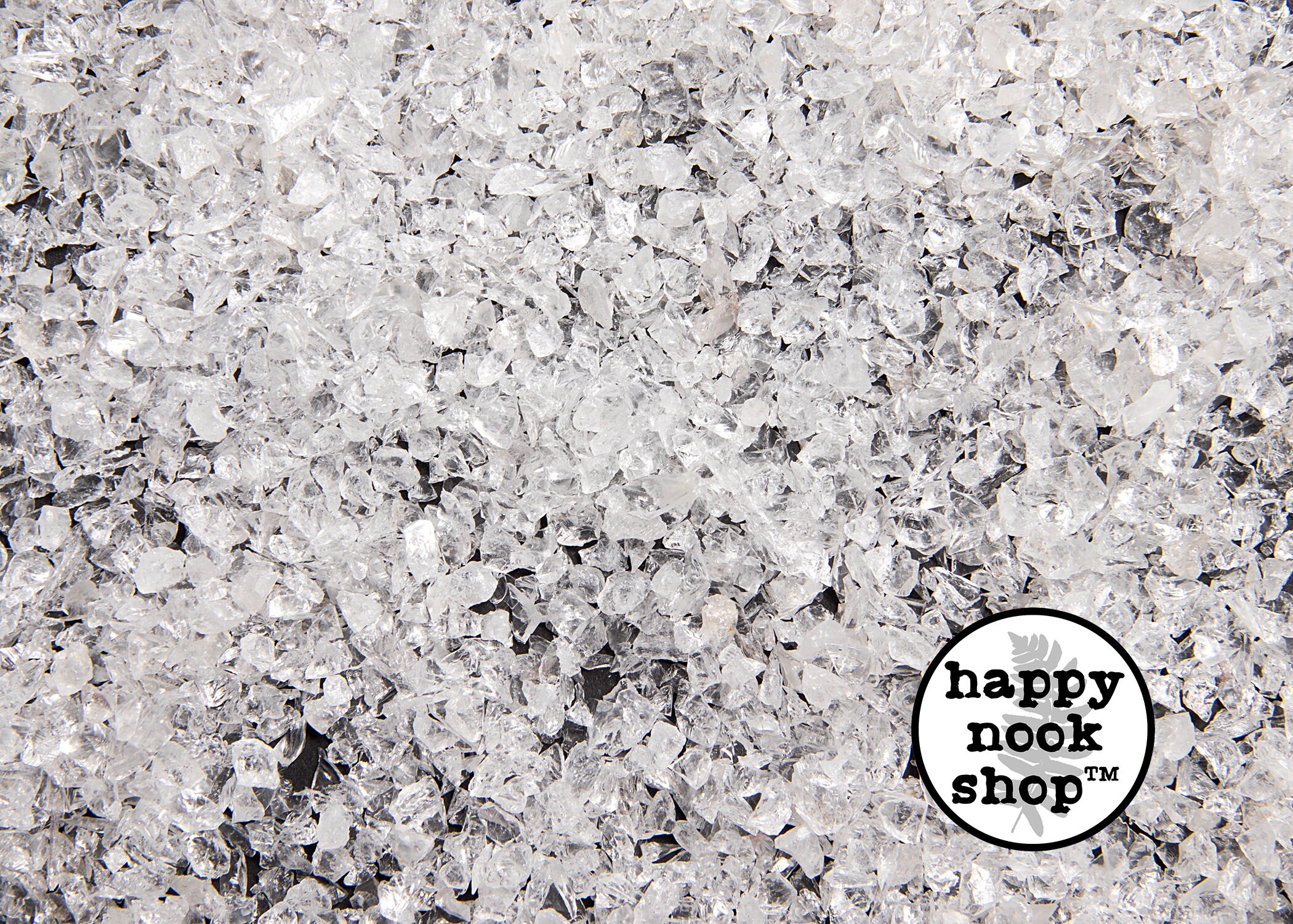 Quartz Crystal Chips, 3 Ounces COARSE Crushed Rough Healing Gemstone,…