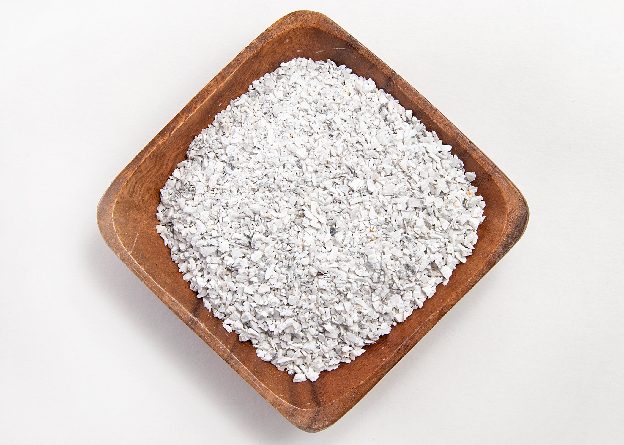 Howlite Crystal Chips, FINE Crushed Rough Healing Gemstone, New Age Raw ...