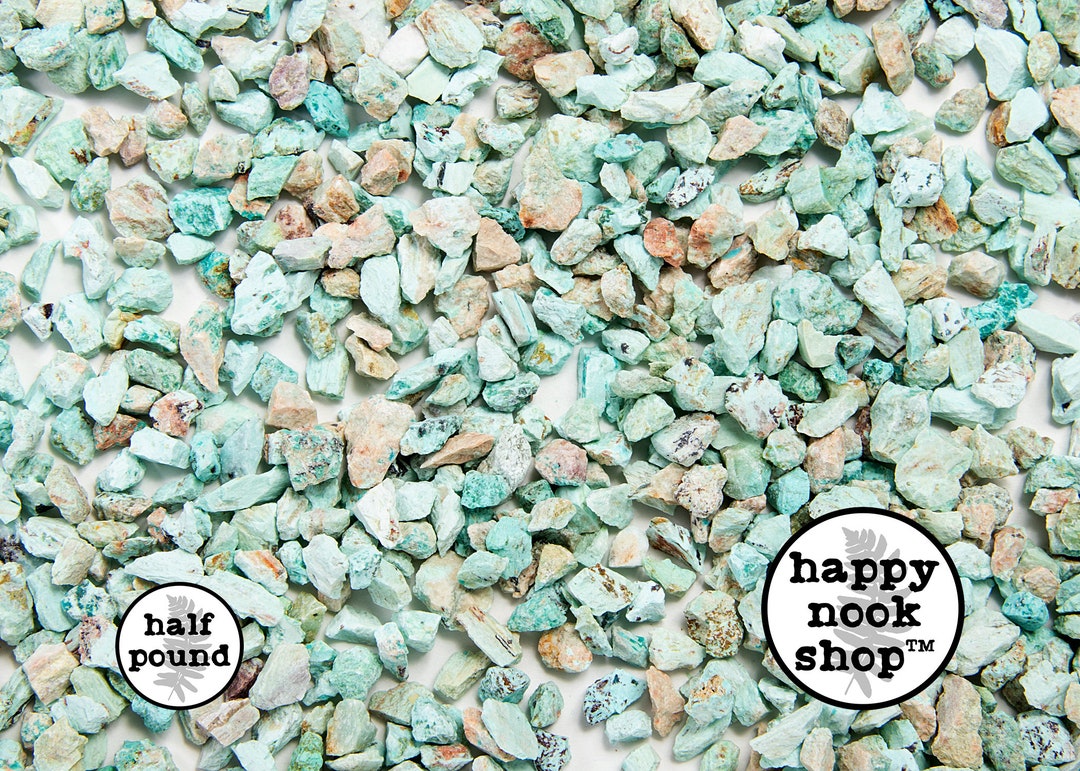 Bulk Turquoise Crystal Chips 1/2 Pound EXTRA COARSE Crushed Etsy