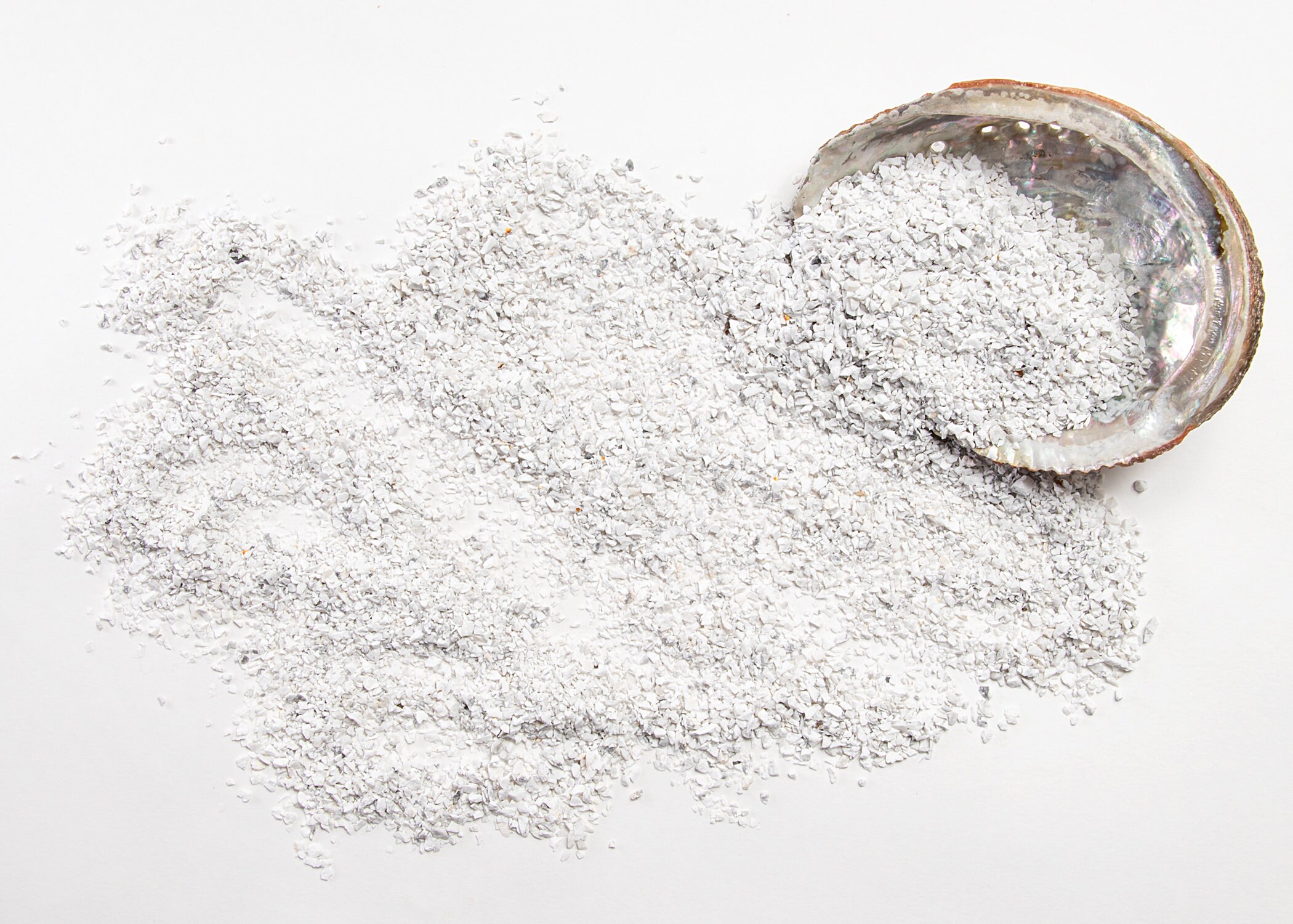 Howlite Crystal Chips, FINE Crushed Rough Healing Gemstone, New Age Raw ...