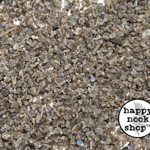 Labradorite Crystal Chips, COARSE Crushed Rough Healing Gemstone, New Age Raw Rocks, Stones, DIY Orgonite Supply, Ships from USA