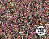 Tourmaline Crystal Chips, 3 Ounces Assorted TUMBLED Healing Gemstones, New Age Polished Semi-Precious Rocks, Stones, DIY Orgonite Supply