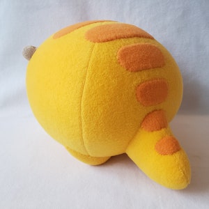 Facebook Golden Yellow Fugu Hatch Sticker Plush Handmade image 2