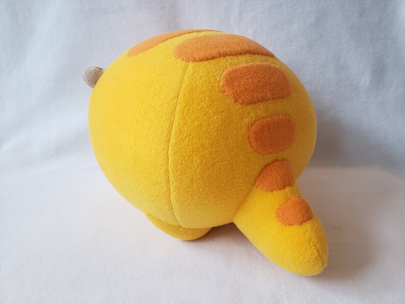 Facebook Golden Yellow Fugu Hatch Sticker Plush Handmade image 2