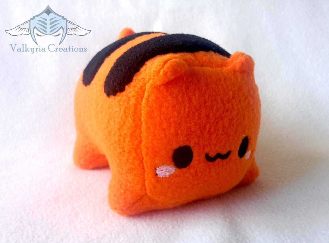 Cat Loaf Cube Plush Handmade Etsy UK