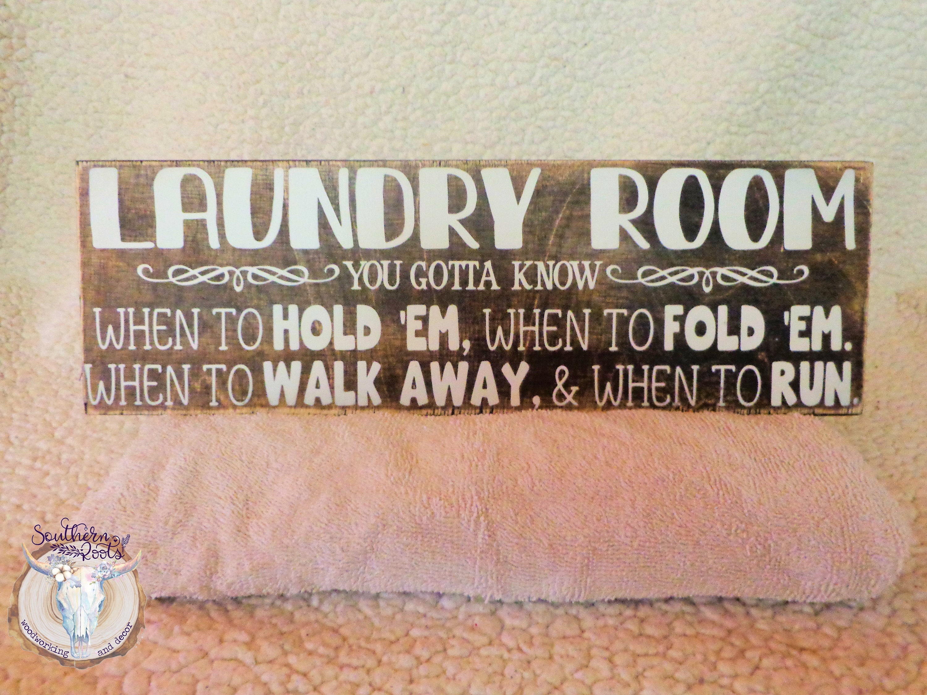 Rustikales Wäscheschild / Witziges Wäscheschild / Witziges | Etsy