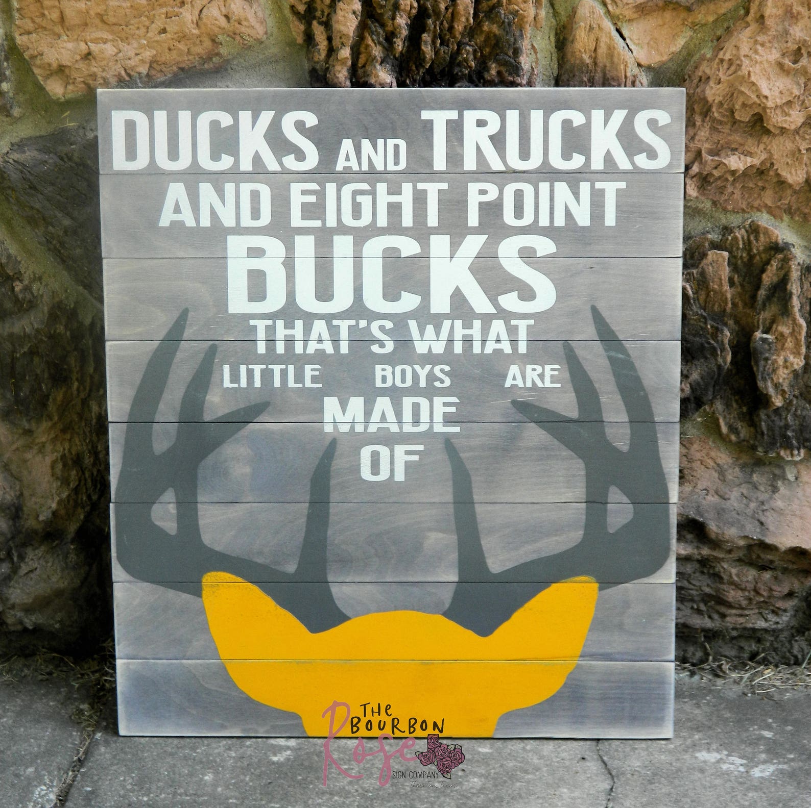 Ducks Trucks Eight Point Bucks / Boys Room Nursery / Boys Etsy