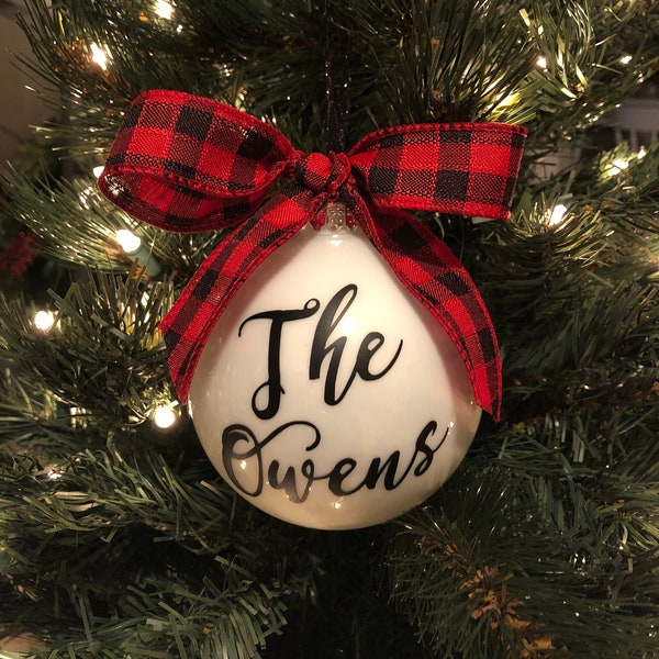 Personalized Christmas Ornament