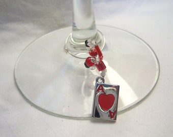 4 Aces Wine Charms