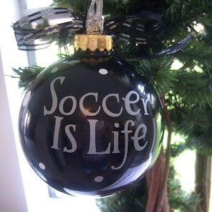 Personalized Soccer Ornament