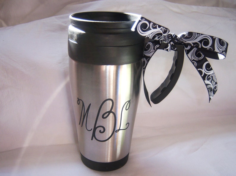 Stainless Steel Personalized Travel Mug image 1