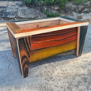 SOLD** Yakisugi flower or planter box