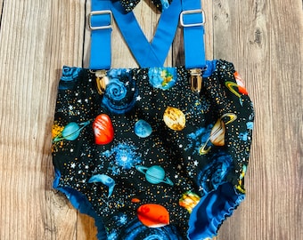 Solar System , Planets cake smash set, Planets cake smash outfit,  Boys clothing, Photo prop