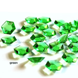 Kryptonite Crystal, Sugar Gemstones, Isomalt Diamonds, Wedding Cake Decoration, Baby Shower Cake Decor, Birthday Cake Topper, Cupcake Decor