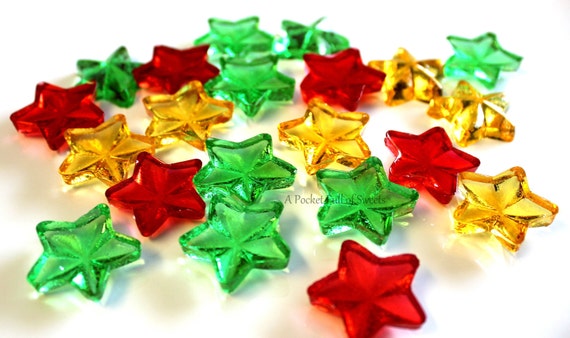 Clear Toy Candy, Barley Sugar Candy, Gingerbread House Decorations, Christmas Candy, Cookie Decor, Edible Christmas Gift, Stocking Stuffers Il_570xn