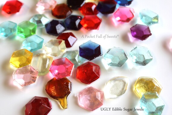 UGLY Gems, Mining Party, Misfit Sugar Gems, Edible Diamonds, Snow White Party, Mine craft, Pirate Party, Gem Mining Party, Sugar Jewels Il_570xn