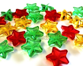 Barley Sugar Candy, Stocking Stuffer, Clear Toy Candy, Gingerbread House Decoration, Christmas Candy, Edible Christmas Gift, Nostalgic Gift