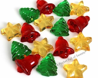 Clear Toy Candy, Mixed Shapes and Colors, Bite-Sized Original Barley Candy, Nostalgic Christmas Candy, Stocking Stuffer, Nostalgia