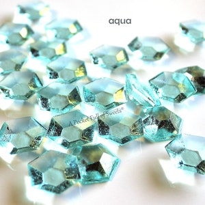 Candy Gems, Sugar Diamonds,  Robin's Egg Blue, Bride and Co, Sugar Gems For Cake, Cupcake Decorator, Cake Decoration, Wedding Cake Topper