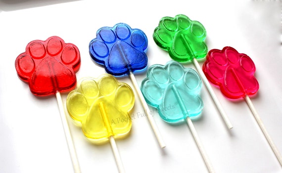 Dog Birthday Party, Dog Baby Shower, Paw Patrol Birthday, Paw Patrol Girl, Paw Patrol Boy, Skye Birthday Party, Clear Toy Candy, 10 Pops Il_570xn