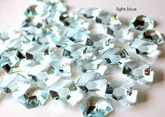 Edible Sugar Diamonds Gems Jewels Bridal Shower Cinderella