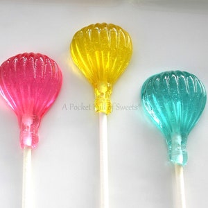 Hot Air Balloon Baby Shower, 15 Hot Air Balloon Favors, Hot Air Balloon First Birthday, Hot Air Balloon Wedding Favor, Barley Sugar