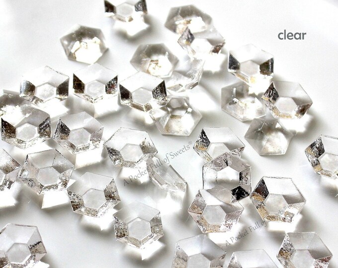 Edible, Sugar, Diamonds, Gems, Champagne Color, Wedding, Birthday, Cake, Cupcake, Toppers