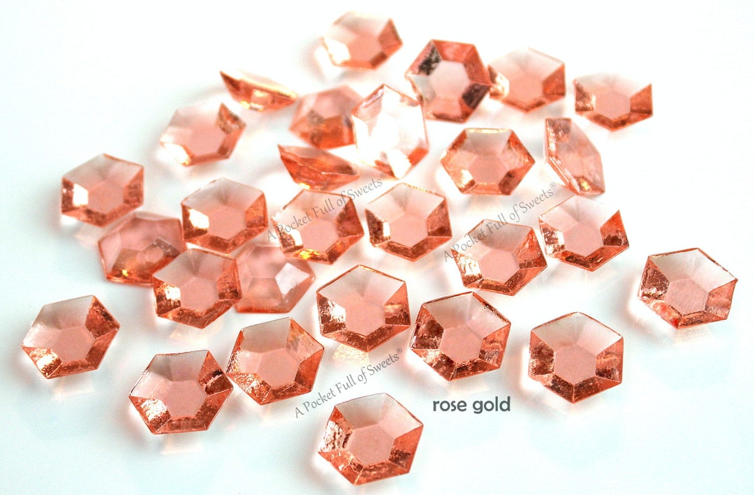 Diamond Cake Toppers Rose Gold No. 7 main image 1
