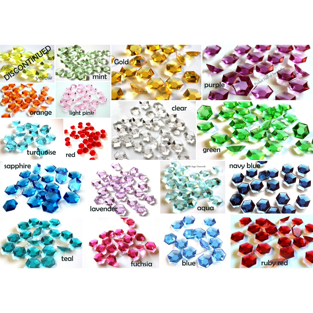 Diamond Confetti, Isomalt Diamonds, Dragon Treasure, Table Scatter ...