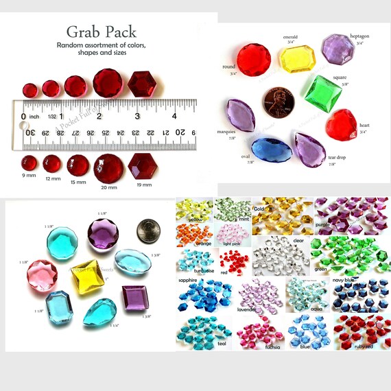 Edible Gems Cake Topper Decorations Wedding Baby Shower