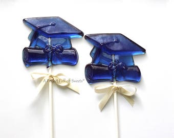 2026 Graduation Party, Class of 2026, Graduation Party Decor, Graduation Gifts, Graduation Favors, Centerpiece, 8 Extra Large Lollipops