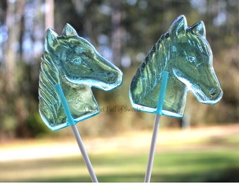 Horse Party Favors, NON-GMO, Western Party, Western Baby Shower, Western Wedding Favors, Horse Baby Shower, Equestrian Gifts, 8 Lollipops
