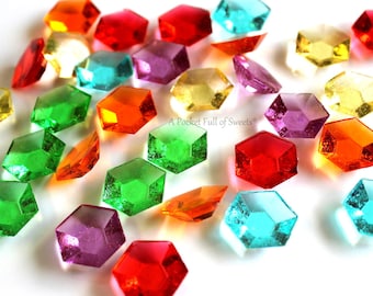 Infinity Stones, Gauntlet, Cake Decorations, Cupcake Toppers, Legend of Zelda Birthday, RUPEES, LOZ, Candy Gems, Breath of the Wild, Ocarina